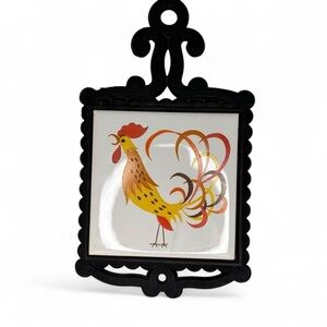 Vintage Holt Howard Rooster Trivet